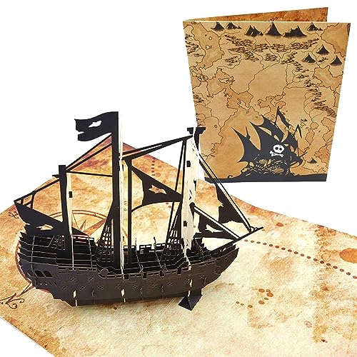 Pirate Ship & Treasure Map