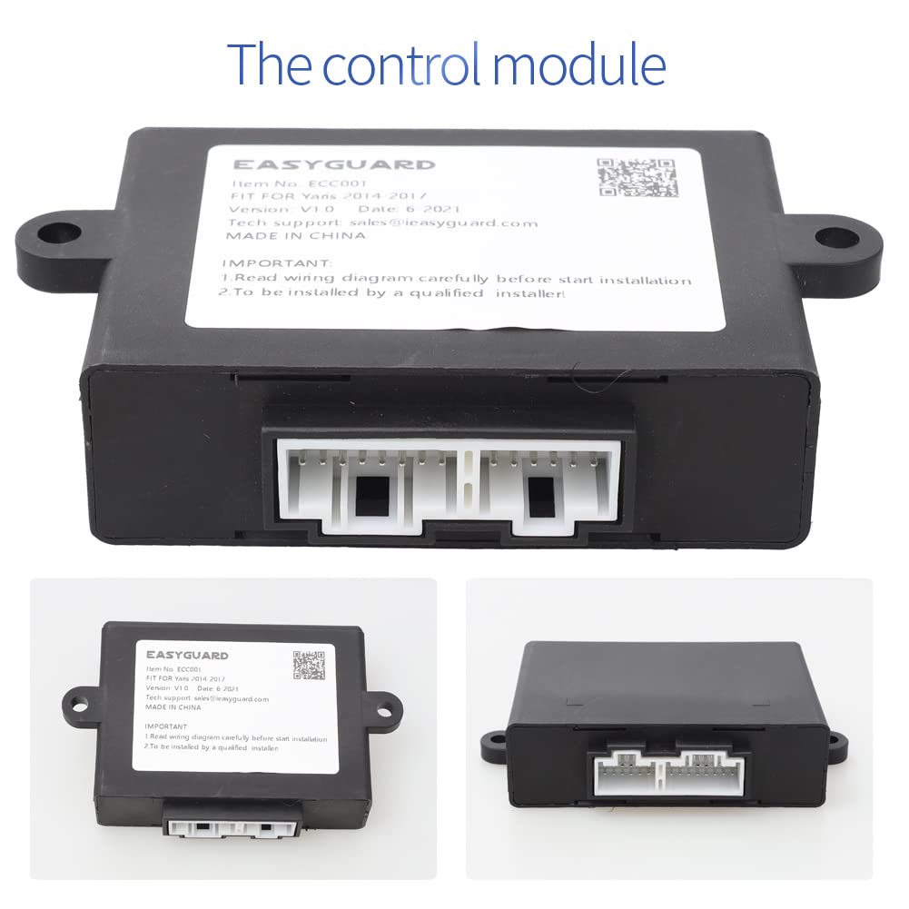 EASYGUARD Universal OBD-2 Cruise Control System Kit with Handle - Compatible with Toyota Corolla 2006-2019, Levin 2014-2019, Camry 2014-2017 - Speed Control Limiter for Safer Highway Driving