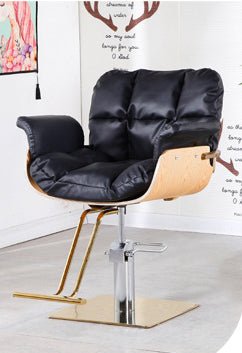 Greenlife Modern Hydraulic Styling Chair - Adjustable Height Salon & Office Chair with 360° Swivel, Ergonomic Design for Hairdressing, Makeup, Tattoo & Home Office Use