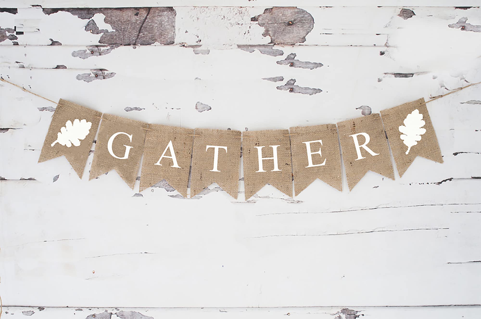 Thanksgiving Fall Banner - Home Decor for Seasonal Party & Gathering