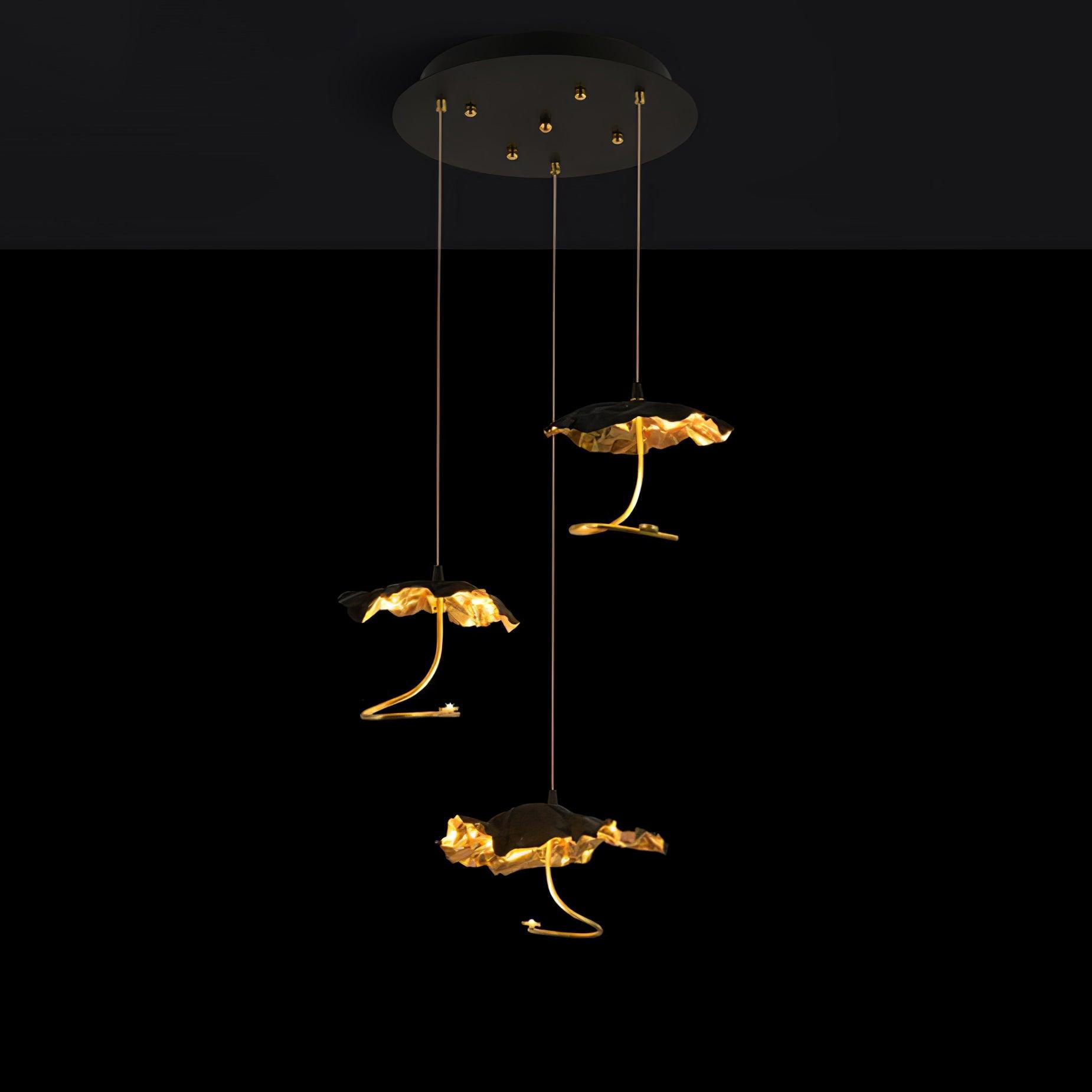 Brass Aviary Constellation Chandelier - Elegant Celestial Lighting Fixture for Dining Room, Bedroom or Living Room Decor
