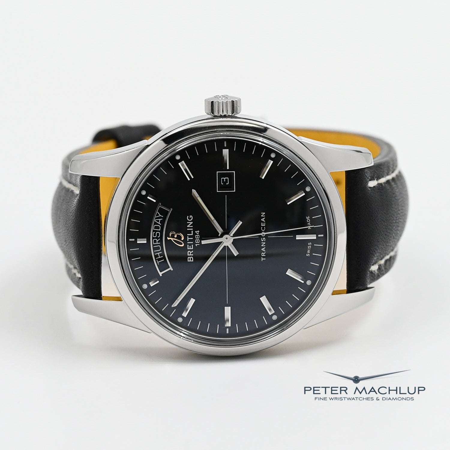 Breitling Transocean Day Date Men's Automatic Watch 2017 - Luxury Swiss Chronograph for Business & Formal Occasions
