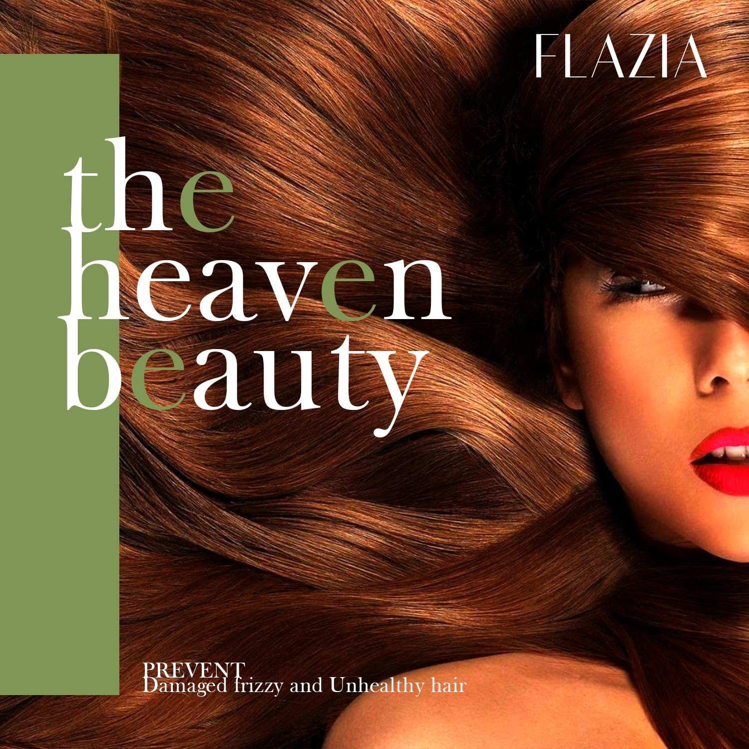 FLAZIA Heat Protection Hair Mist Spray - 100ml Thermal Shield for Blow Drying, Straightening & Styling Up to 230°C - Frizz Control for Dry, Damaged Hair (Men & Women) | Perfect for Salon Styling, Daily Heat Protection & Hair Care Routine