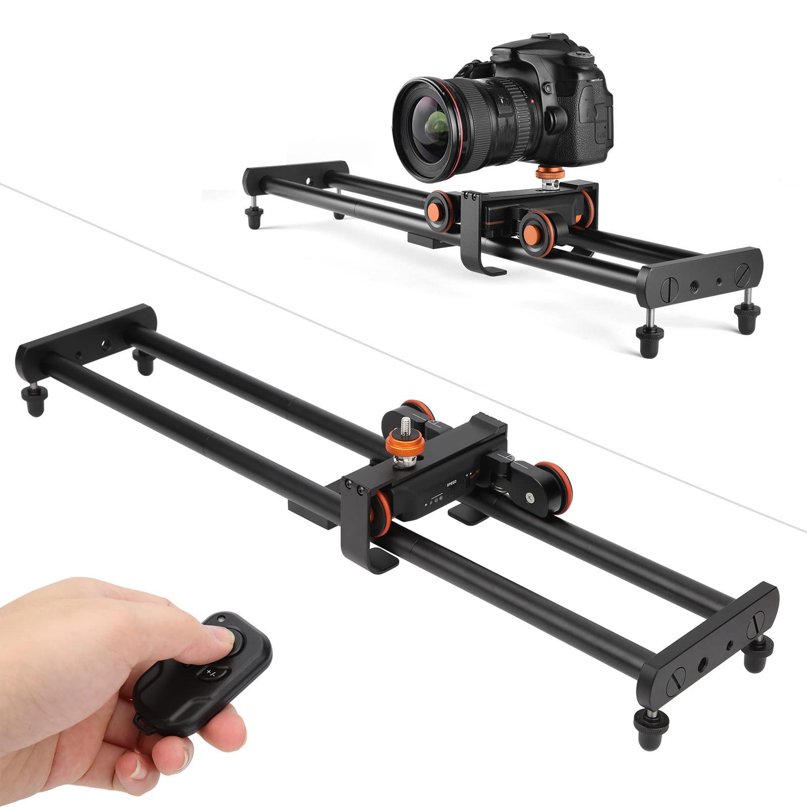 Smartphone Camera Electric Slider Dolly - Mini Motorized Camera Skating Track for Smooth Video Recording | Perfect for Vlogging, Film Making & Social Media Content Creation