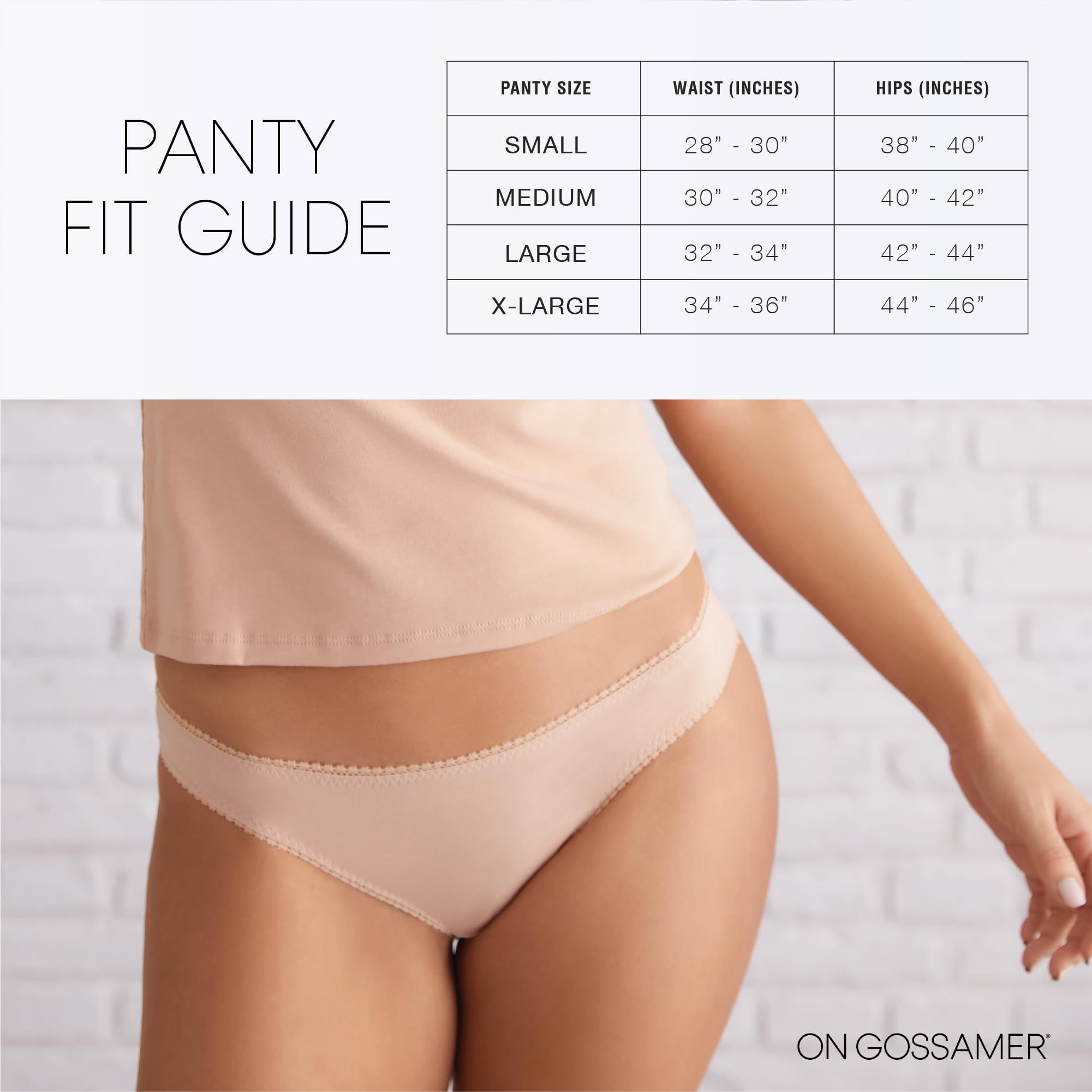 OnGossamer Women's Cabana Cotton Hip Bikini 3 Pack - Soft Breathable Swimwear Set for Beach, Pool & Vacation - Trendy Summer Bikinis for Women
