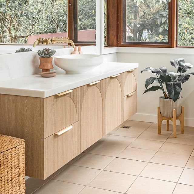 ADP Archie Wall Mounted Bathroom Vanity with Sink - Modern Floating Vanity for Small Spaces, Perfect for Apartments and Powder Rooms