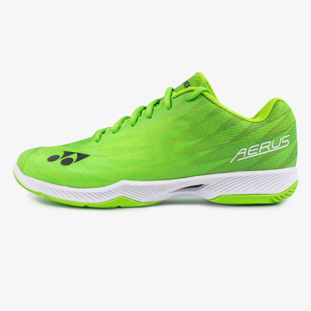 Yonex Power Cushion Aerus Z2 Wide Badminton Shoes for Men & Women - Lightweight Comfort & Shock Absorption - Flash Green - Perfect for Court Sports & Indoor Games