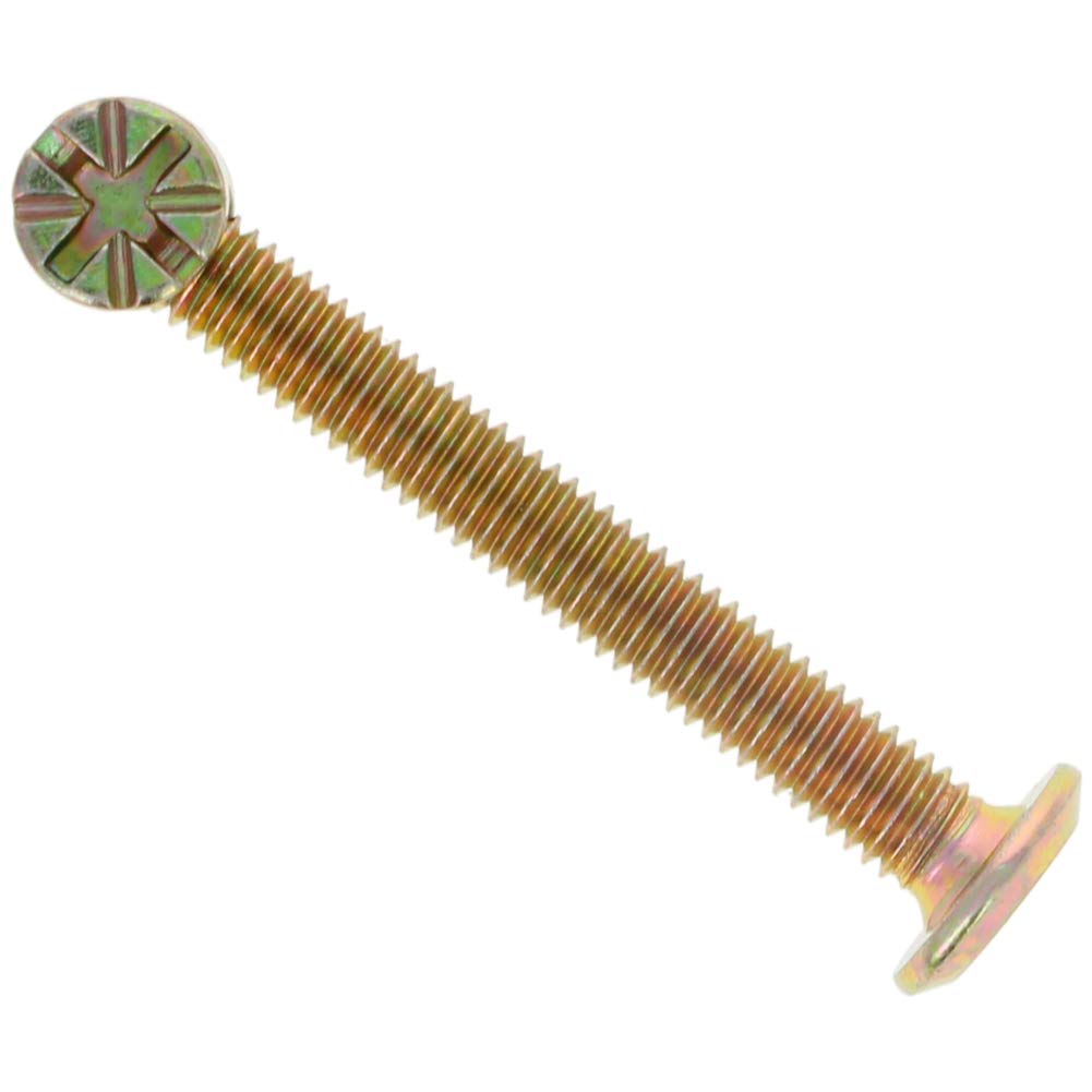 12 Sets M6x13mm Furniture Bolt Nut Set - Hex Socket Screw with Barrel Nuts for DIY Furniture Assembly (Tables, Chairs, Workbenches) - Durable Fasteners for Home Office & Workshop Projects