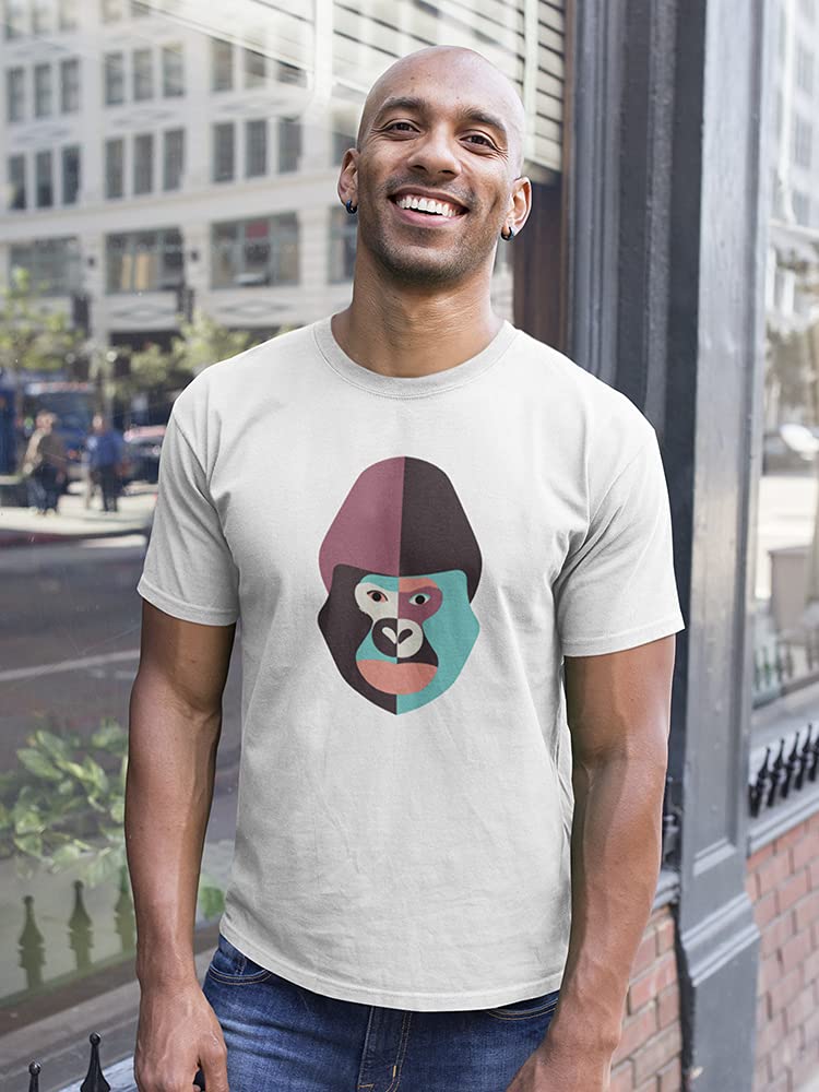 Simple Art Gorilla Graphic T-Shirt for Men - Casual Wear & Street Style Outfit