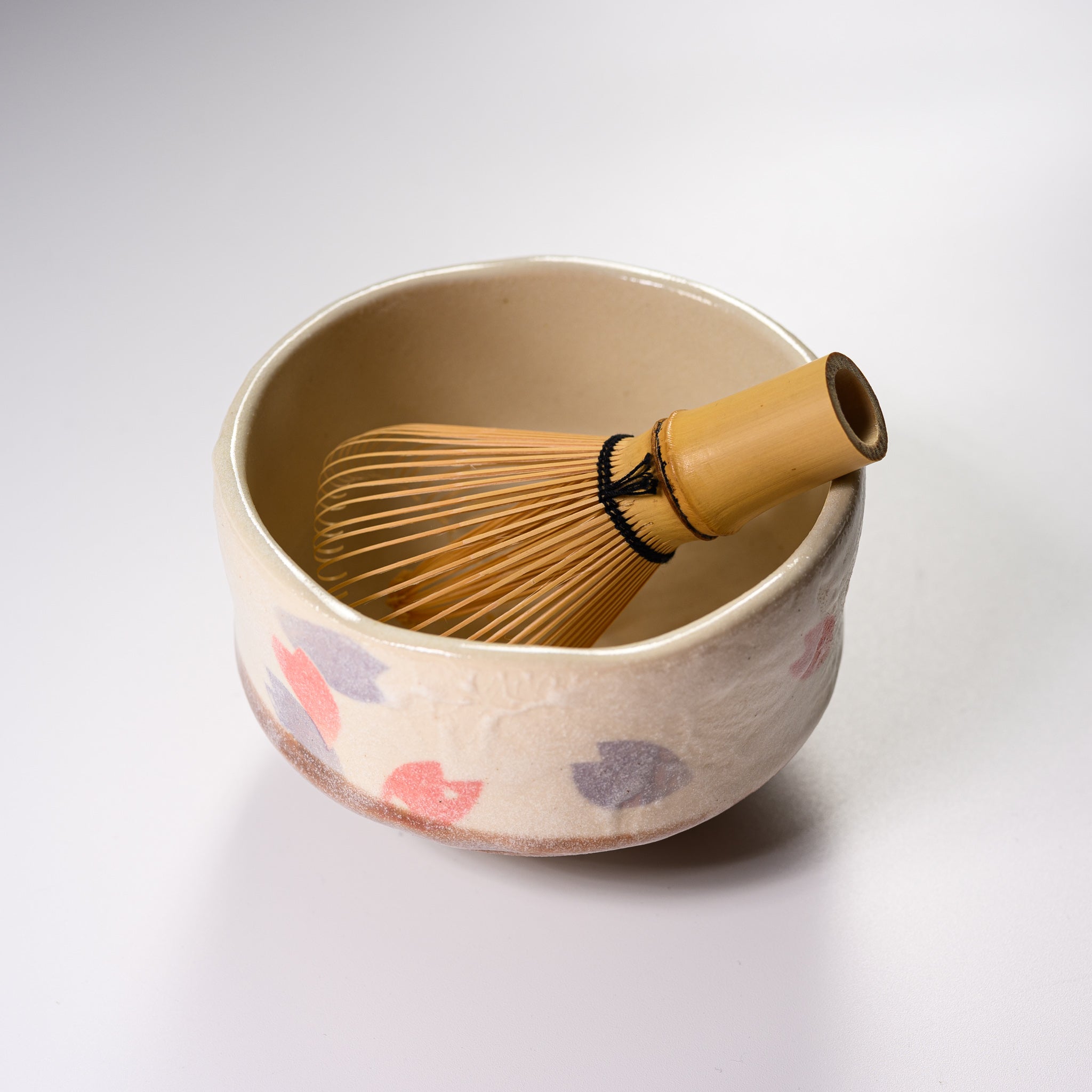 Premium Mini Matcha Bowl - Handcrafted Ceramic Tea Set with Petal Wind Design for Japanese Tea Ceremony, Home Decor & Zen Meditation Accessories