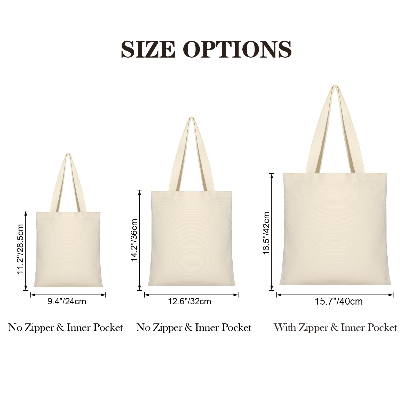 Personalized Baby Shower Gifts for Big Sister - Custom Name & Little Wings Canvas Tote Bag - Unique Present for Soon-to-Be Sister, Daughter, Granddaughter, Niece (Design 06, Beige, Medium) - Perfect for Baby Showers, Birthday Gifts & Special Occasions
