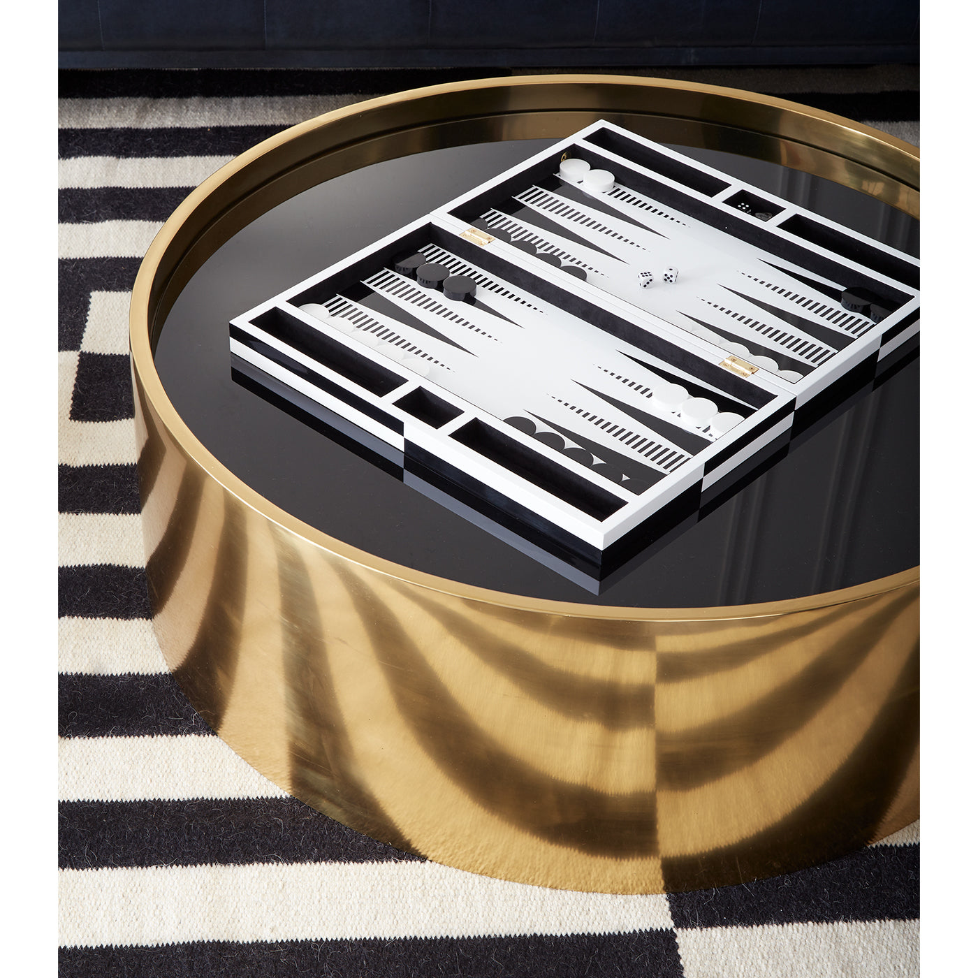 Op Art Backgammon Set - Modern Abstract Board Game for Adults & Teens - Perfect for Game Nights, Gifts, and Home Decor