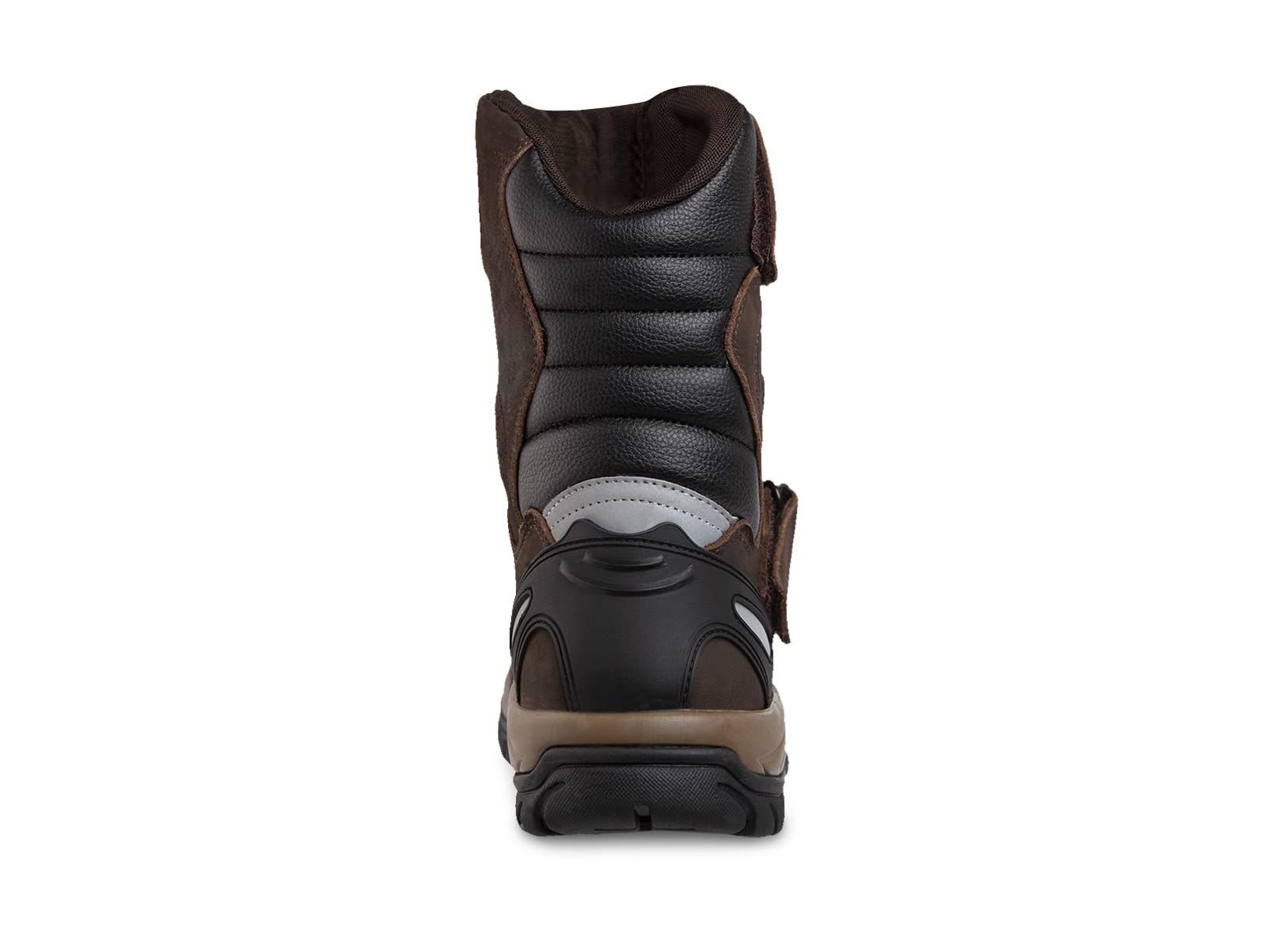 WORKLAND 77418 Men's Motorcycle Boots - Leather Riding Boots with Protective Padding, Slip-Resistant Rubber Sole & Reflective Strips - Durable Motorcycle Shoes for Men (Botas para Motocicleta Hombre) - Perfect for Long Rides, Commuting & Adventure Motorcycling