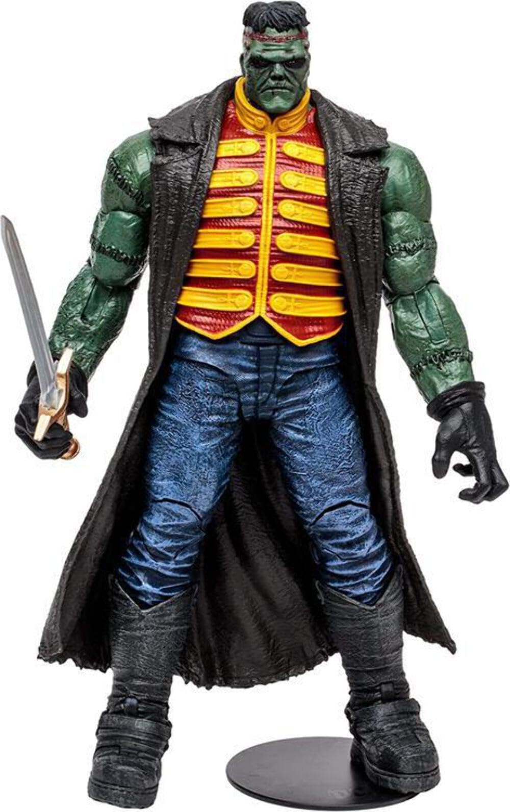 McFarlane Toys DC Comics Collector Megafig WV4 Frankenstein Action Figure - Premium Collectible for DC Fans & Display Shelf Decor