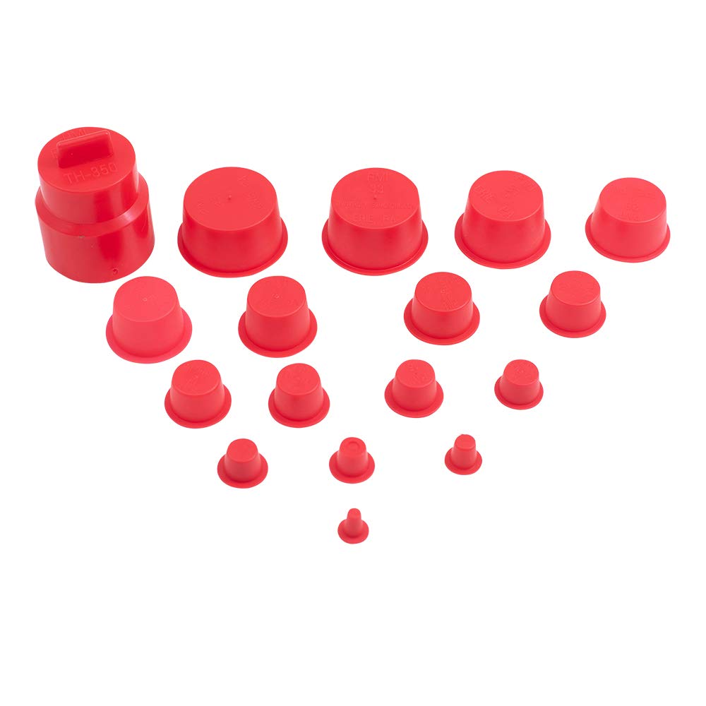 Brock 1700 Piece Caplug Assortment Pack - Rubber Grommets, Plugs & Caps for Automotive, Electrical & DIY Projects - Perfect for Wire Protection, Hole Covering & Cable Management