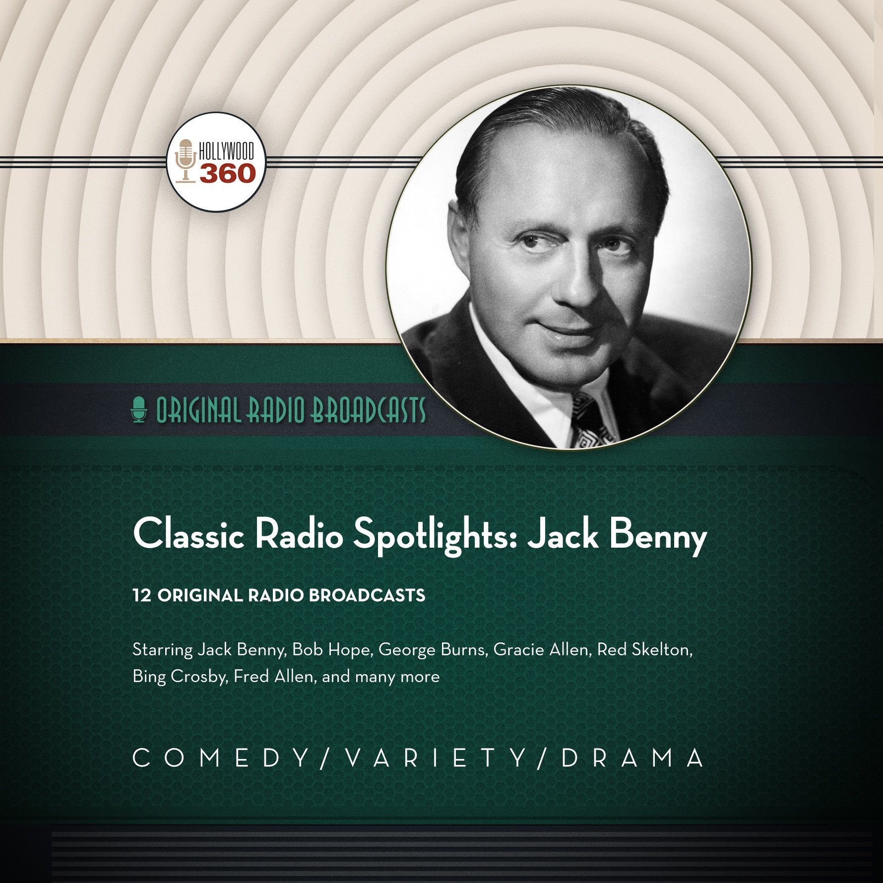 Jack Benny Classic Radio Spotlights - Hollywood 360 Vintage Radio Collection | Nostalgic Entertainment for Home, Office & Car Listening