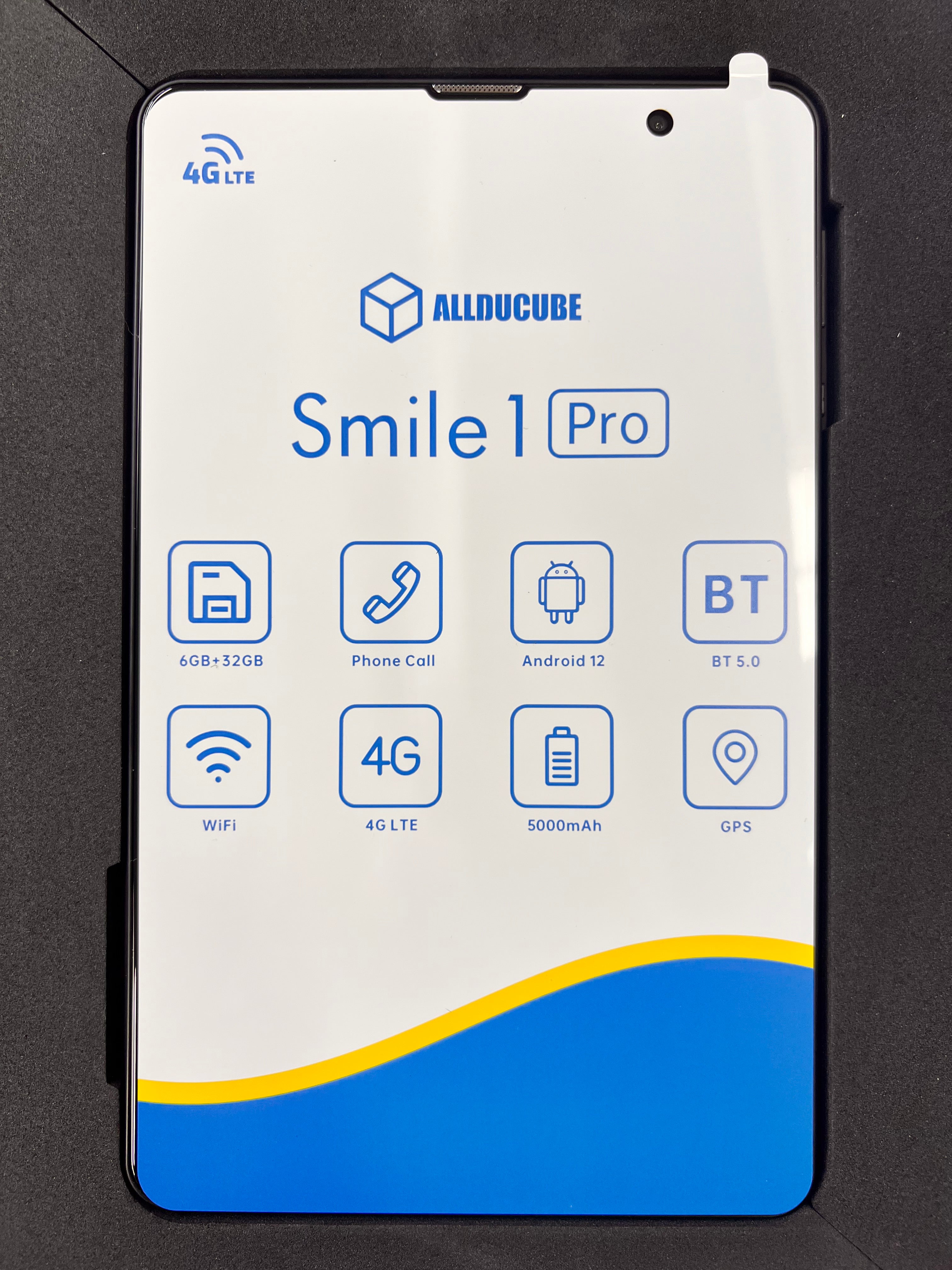 Allducube Smile 1 Pro Tablet - 10.1 Inch Android 11 Tablet with Octa-Core Processor, 4GB RAM, 64GB Storage, Dual Cameras - Perfect for Work, Study, and Entertainment