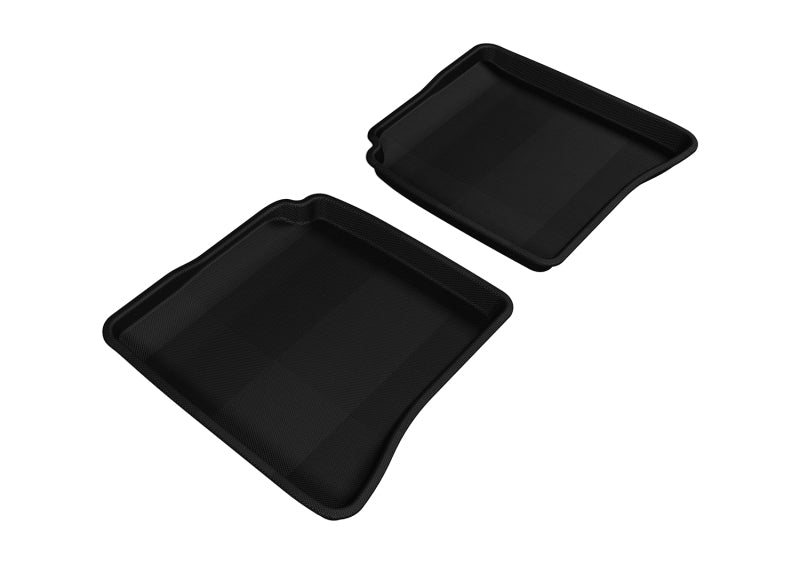 3D MAXpider All-Weather Floor Mats for 2007-2013 Mercedes Benz S-Class W221 (2nd Row) - Premium Black Car Mats for Ultimate Protection & Style | Perfect for Daily Commute, Road Trips & Family Travel