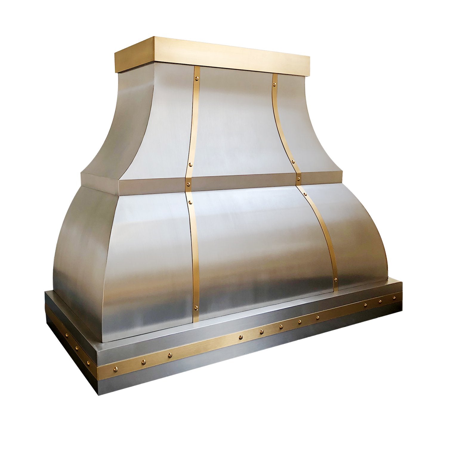 RHM SH1 Custom Stainless Steel Curved Range Hood for Liya - Premium Kitchen Ventilation for Modern Homes & Restaurants