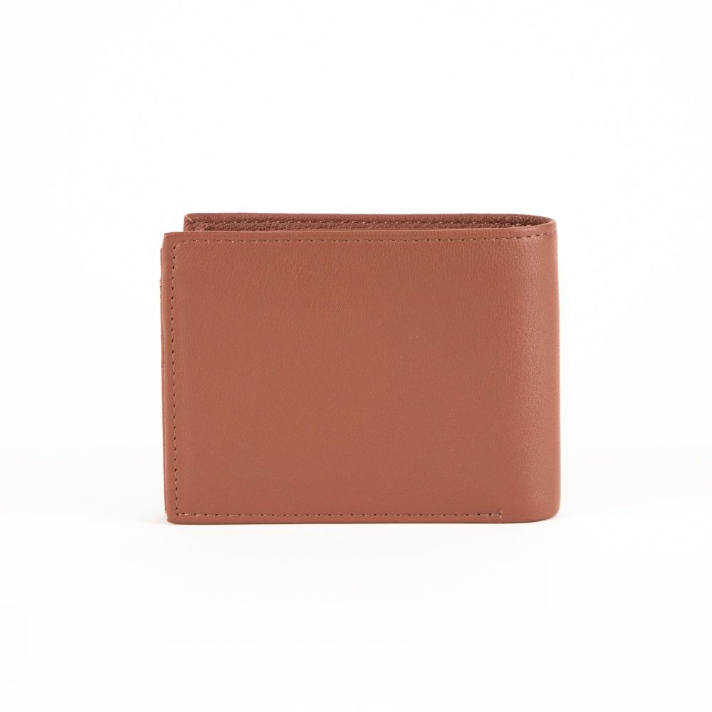 Tracker Core RFID Leather Double Center Wing Wallet - Slim RFID Blocking Bifold Wallet for Men - Perfect for Travel, Business & Everyday Use