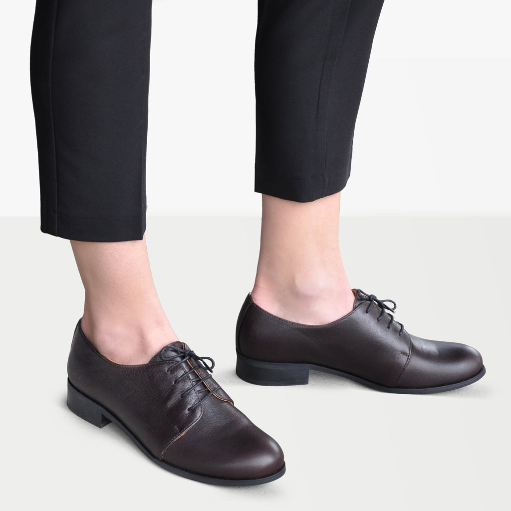 Hendrick Men's Casual Derby Shoes - Comfortable Leather Loafers for Business & Everyday Wear - Perfect for Office, Travel & Smart Casual Outfits