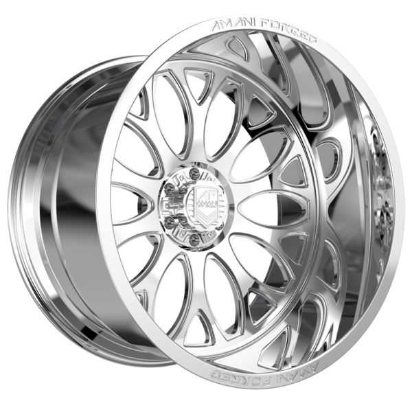 Amani Forged 22x12 Tango Polished 44mm Wheel - Premium Alloy Rims for Trucks & SUVs - Durable & Stylish for Off-Road & Street Driving