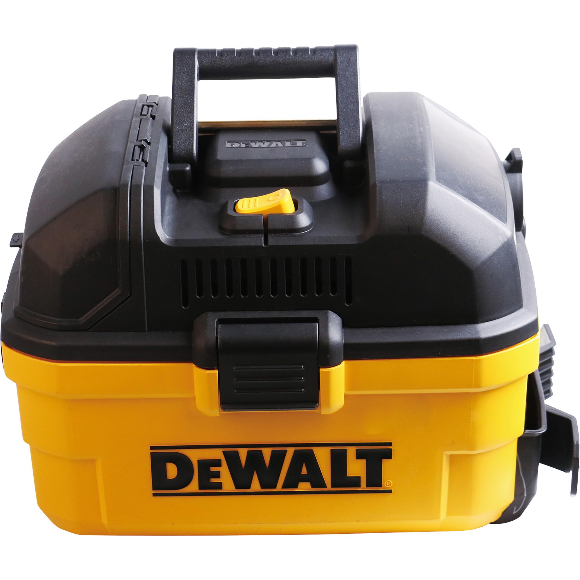 DEWALT DXV04T 4 Gallon Portable Wet Dry Vacuum Cleaner - Powerful Shop Vac for Home, Garage & Car Cleaning | Yellow Industrial Vacuum