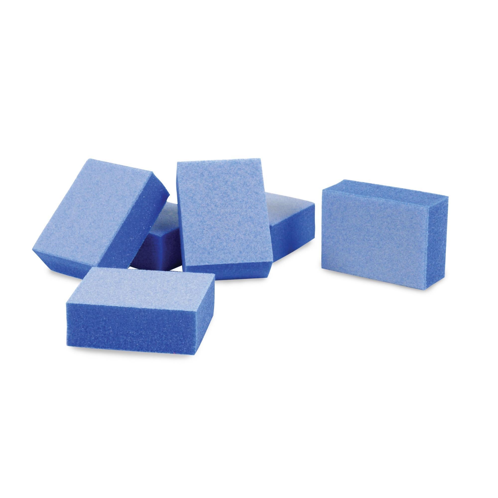 Flowery Disposable Buffing Blocks - 100 Count for Nail Art, Manicure & Pedicure - Perfect for Salon, Home & Professional Use