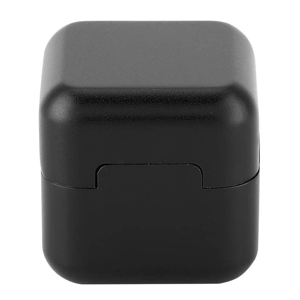 Premium Aluminum Magnetic Pool Cue Chalk Holder - Portable Mini Billiard Chalk for Snooker & Pool Players (Black) - Perfect for Bars, Game Rooms & Professional Tournaments