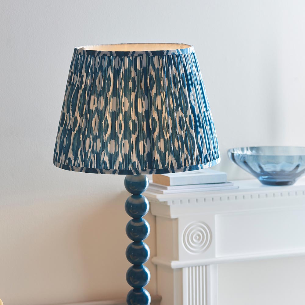 Auralis Ikat Floor Lamp with E27 Socket - Modern Handwoven Design for Living Room, Bedroom & Office Lighting
