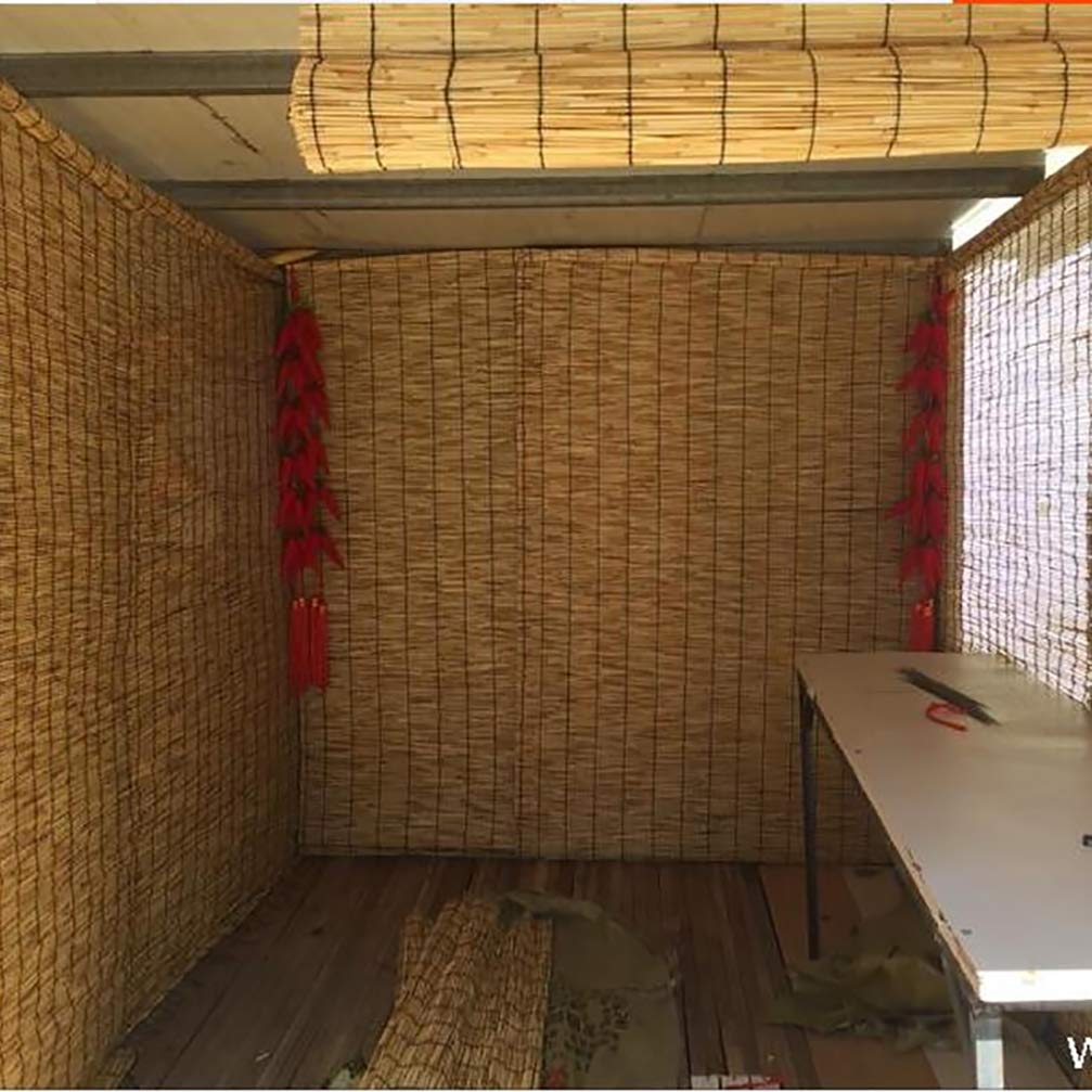 Natural Reed Privacy Fence - Eco-Friendly Hand-Woven Sun Shade Screen for Garden, Balcony & Patio | Durable Outdoor Decorative Fencing for Backyard, Poolside & Deck Areas