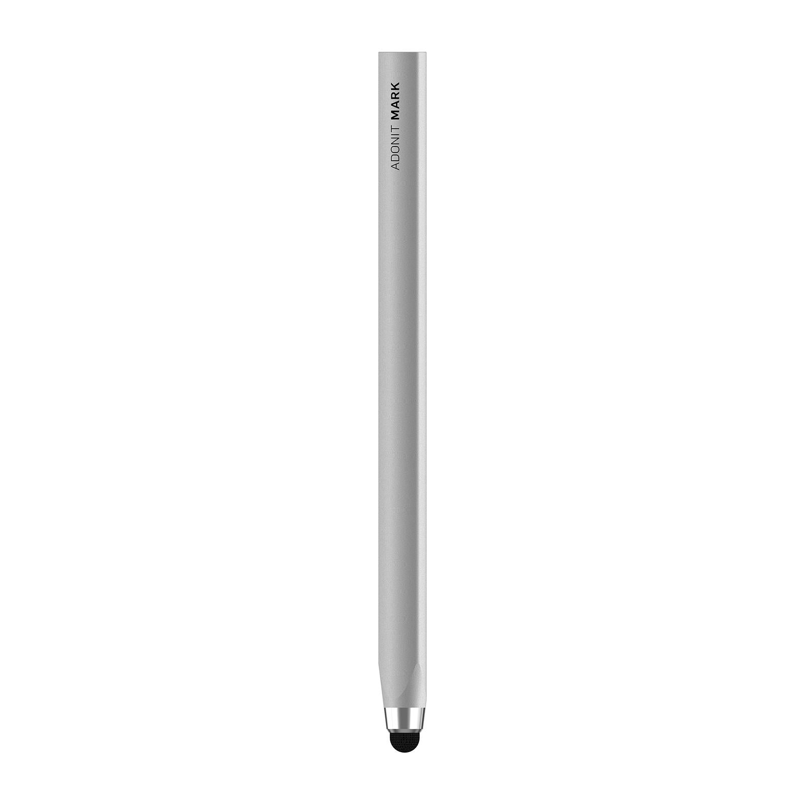 Adonit Mark Stylus - Premium Silver Stylus Pen for iPad, iPhone, Tablets - Perfect for Drawing, Note-Taking & Digital Art