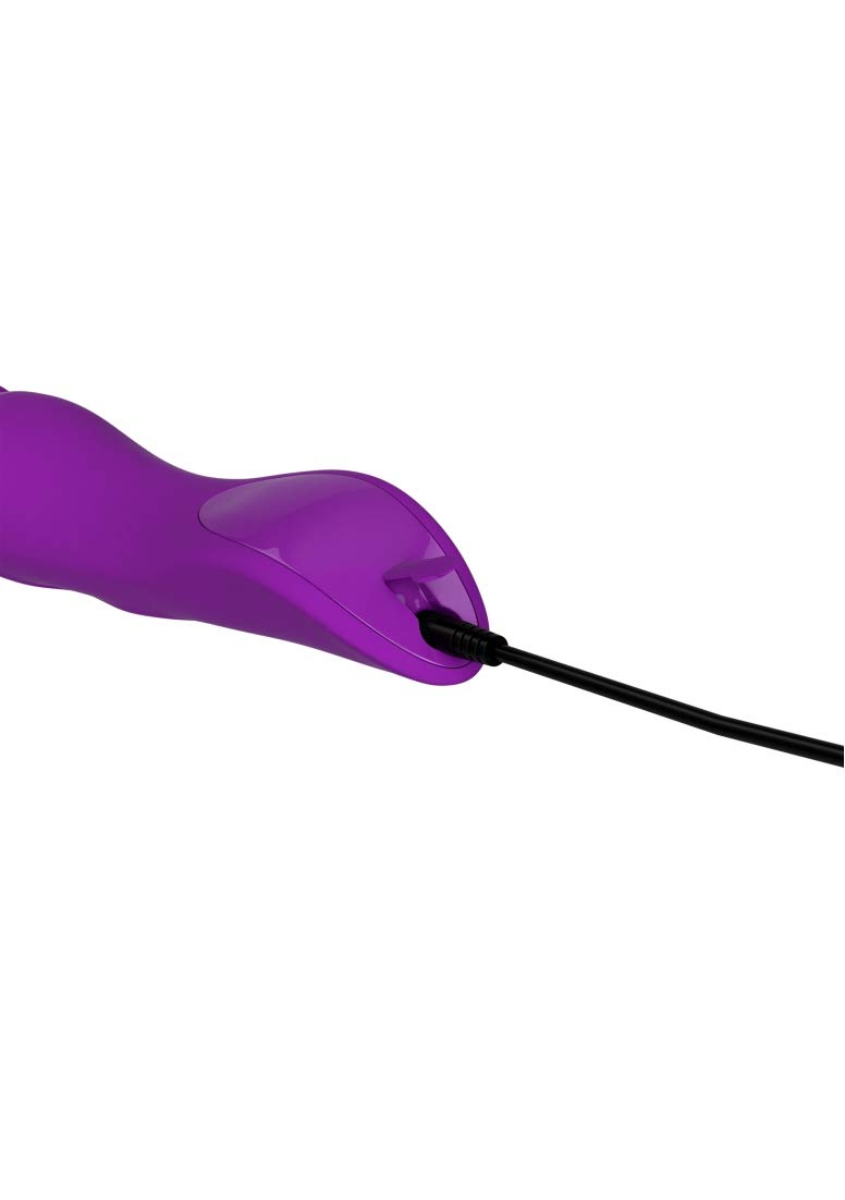 Wanachi Rechargeable Silicone Body Massager in Purple - Relaxing Muscle Relief for Home & Spa Use