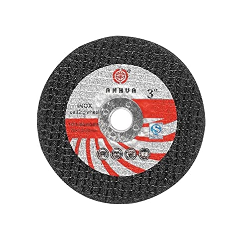 75mm Diamond Cutting Disc for Angle Grinder - 10mm Bore, 3-Pack Multi-Purpose Grinding Wheel (Carbide Grit) - Perfect for Metal, Stone, and Concrete Cutting