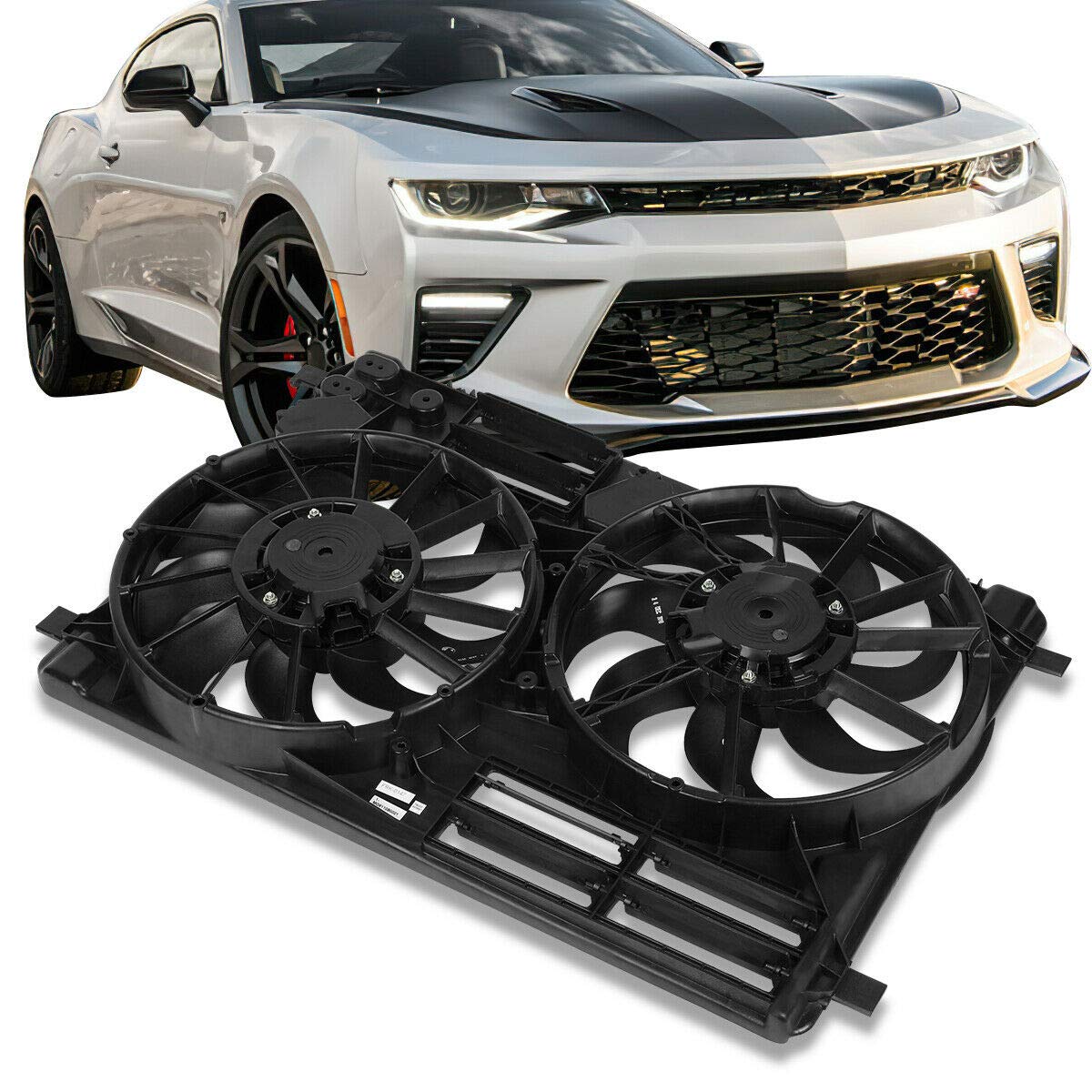 EJ7Z8C607C EJ7Z8C607E FO3115216 623800 Radiator Cooling Fan Kit - Replacement for Ford, Lincoln Vehicles - Perfect for Engine Overheating Prevention & Summer Driving