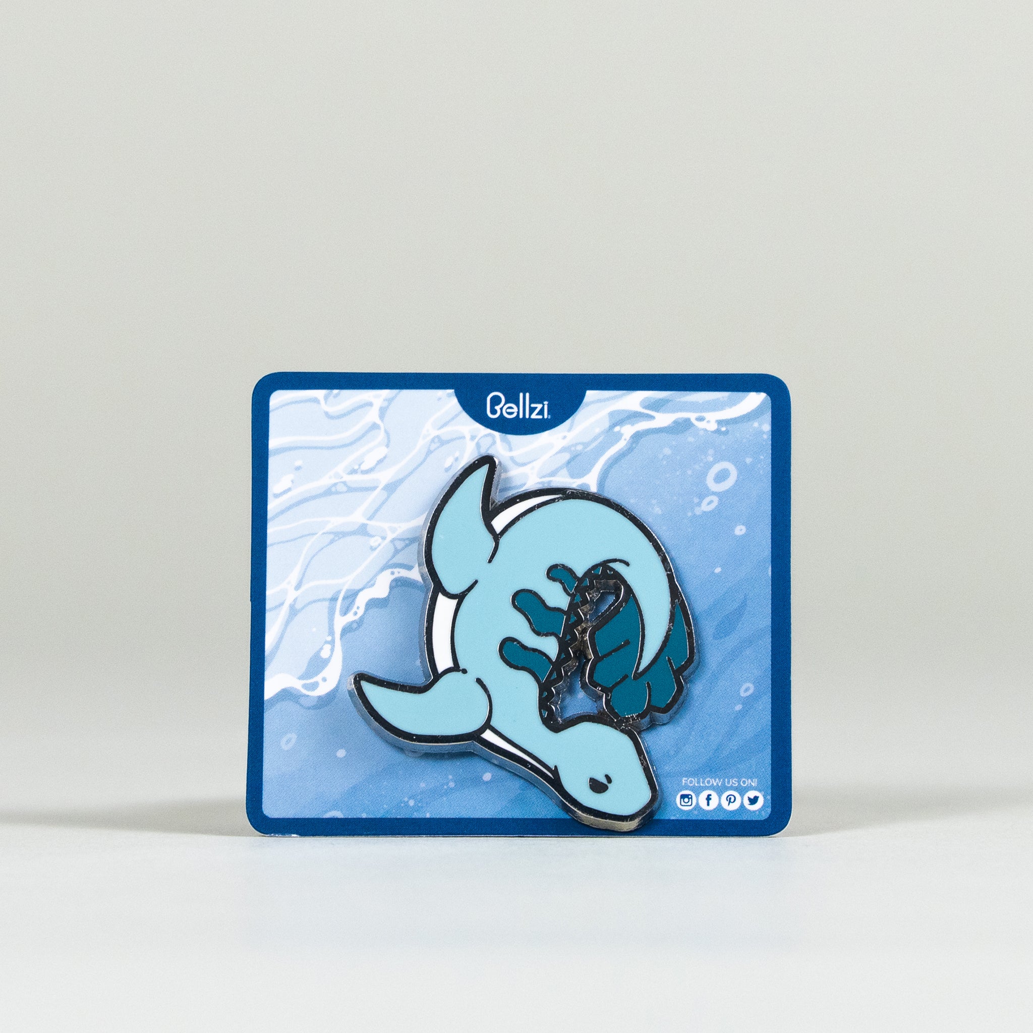 Nessi Enamel Pin - Cute Cartoon Diving Badge for Backpacks, Hats & Jackets - Perfect for Scuba Diving Enthusiasts & Ocean Lovers