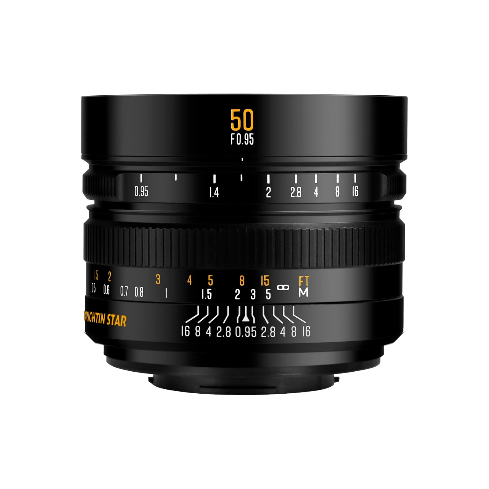 50mm F0.95 APS-C Manual Focus Lens for Canon RF Mount (R5/R6/R7/R10/R50/R100) - Ultra Fast Portrait & Night Photography Lens for Mirrorless Cameras - Perfect for Low Light, Bokeh Effects & Professional Shooting
