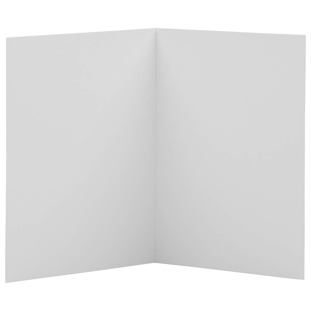 JAM PAPER Blank Foldover Cards - 4 3/8 x 5 7/16 Inches (Fits A2 Envelopes) - Premium White Cardstock - 500 Pack - Perfect for DIY Invitations, Thank You Cards & Wedding Stationery