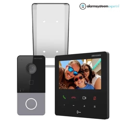 DS KV6113 WPE1 Video Intercom System Kit with PoE/12V Power & WiFi Connectivity - Secure Home & Office Communication for Apartments, Gated Communities & Business Entrances