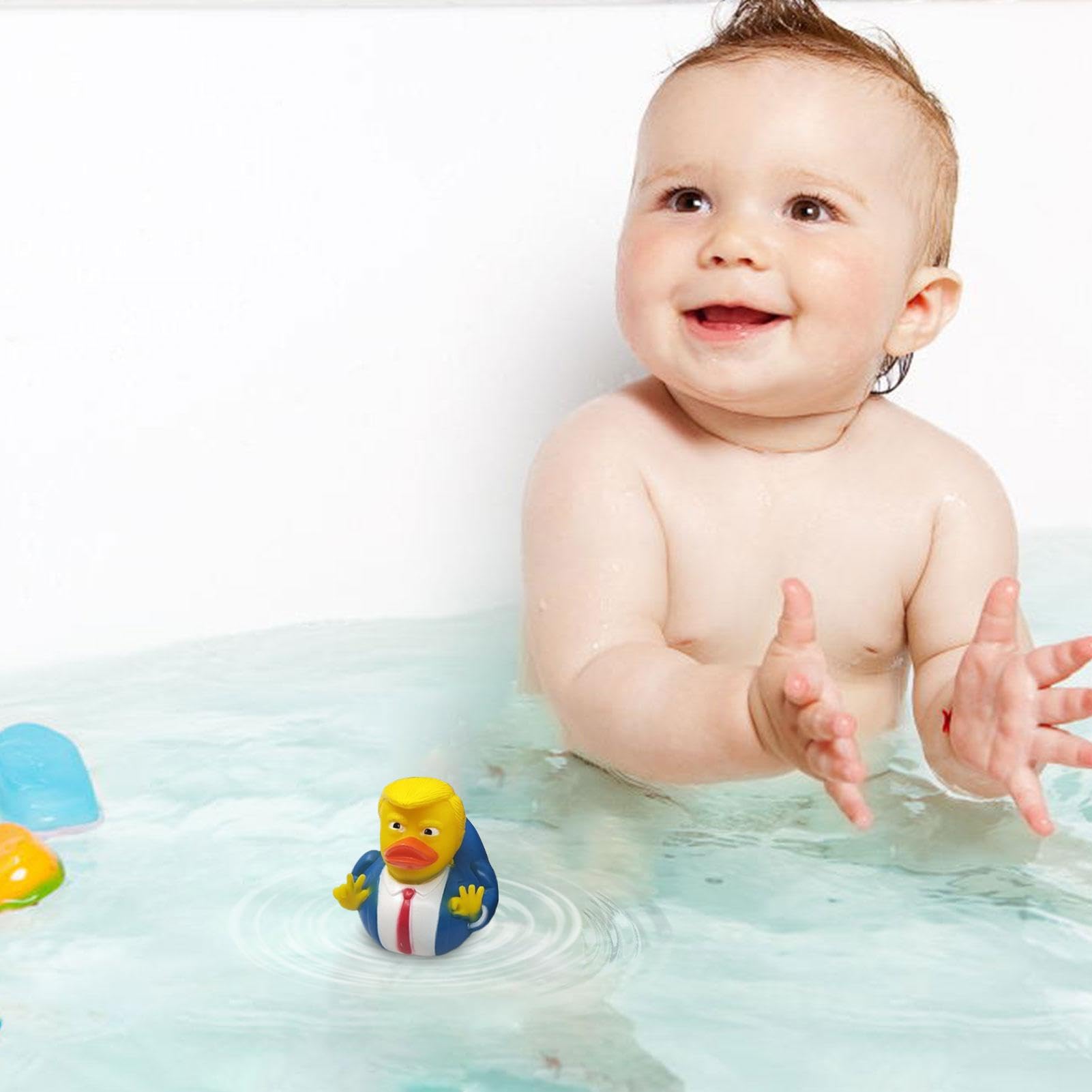 **Yellow Rubber Duck Bath Toys for Kids - 3.14 Inch Cute Floating Duckies for Bathtub, Pool & Party Favors - Squeaky Shower Toys for Toddlers & Preschoolers (Perfect for Bath Time Fun, Baby Showers & Pool Parties)**