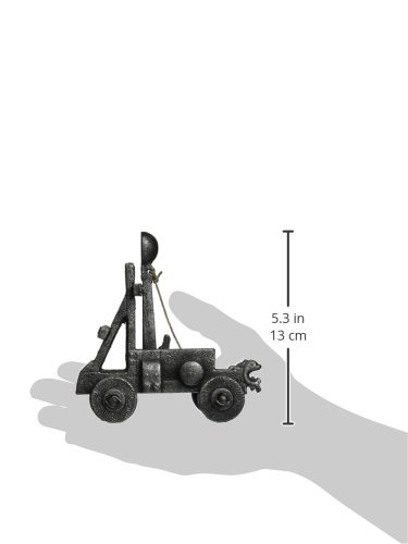 Design Toscano Mini Medieval Catapult - Desktop Trebuchet for Office Decor, History Lovers & Stress Relief - Perfect for Home Office, Classroom & Medieval Theme Parties
