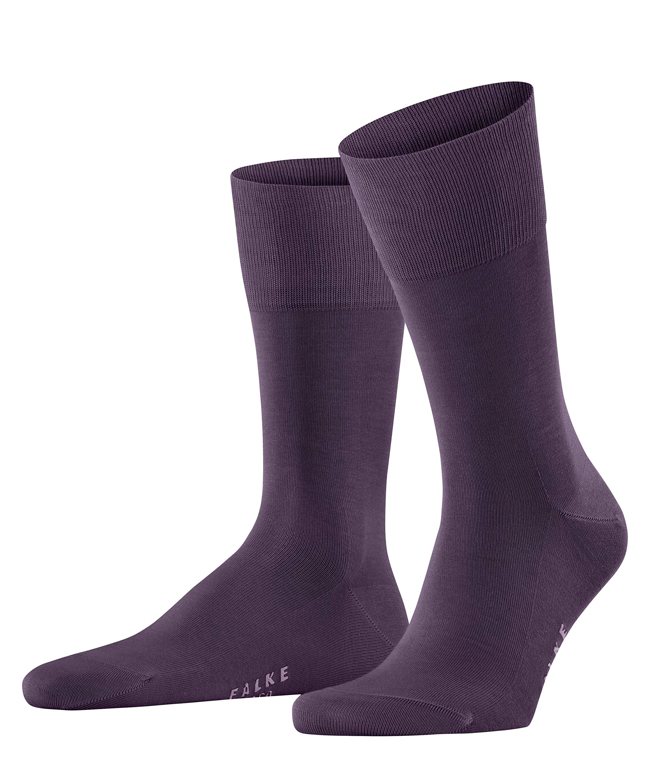 FALKE Men's Tiago Dress Socks - Premium Fil d'Ecosse Cotton Over-the-Calf Socks for Business & Casual Wear (Black & More Colors) - 1 Pair - Perfect for Office, Formal Events & Everyday Comfort