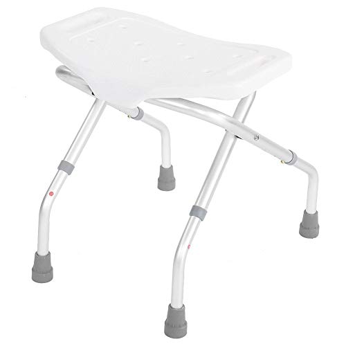 Valentine's Day Shower Chair with Suction Cups - Foldable Bath Seat Bench for Elderly & Disabled - Non-Slip Bathroom Safety Stool with Stable Frame - Perfect for Shower Safety & Mobility Assistance