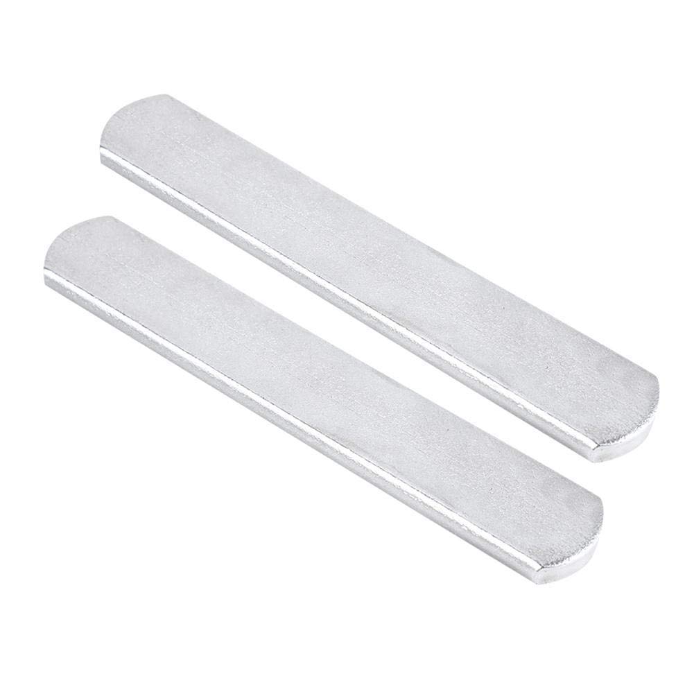 2 Pcs Stainless Steel Weight Plates for Fitness Training - 25CM/10inch Electroplated Steel Plates for Adjustable Weighted Vest & Leg Shin Guards - Ideal for CrossFit, Strength Training & Home Workouts