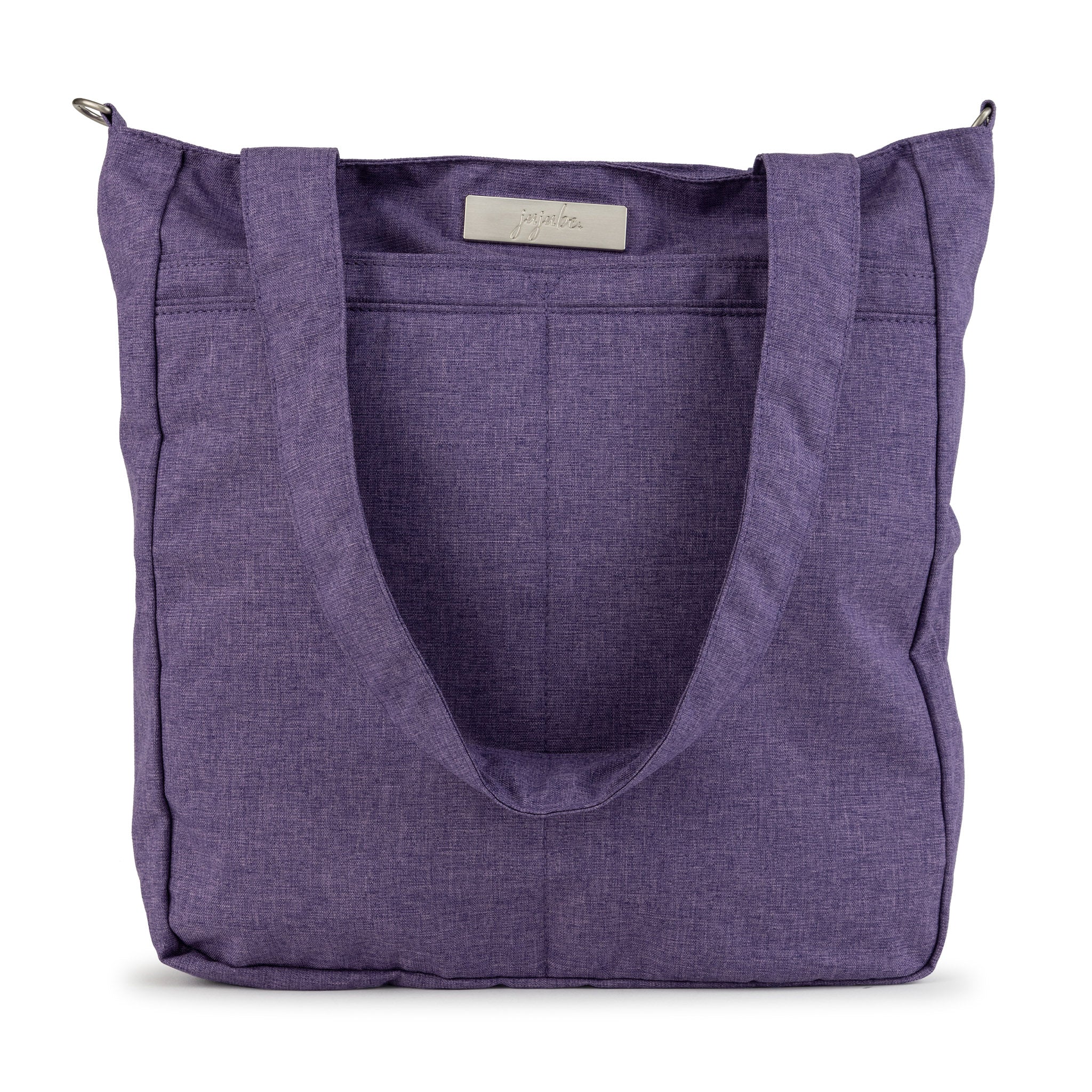 Ju Ju Be Chromatics Raspberry Jam & Grape Crush Collection - Stylish Diaper Bag & Tote for Moms, Perfect for Travel, Work & Everyday Use