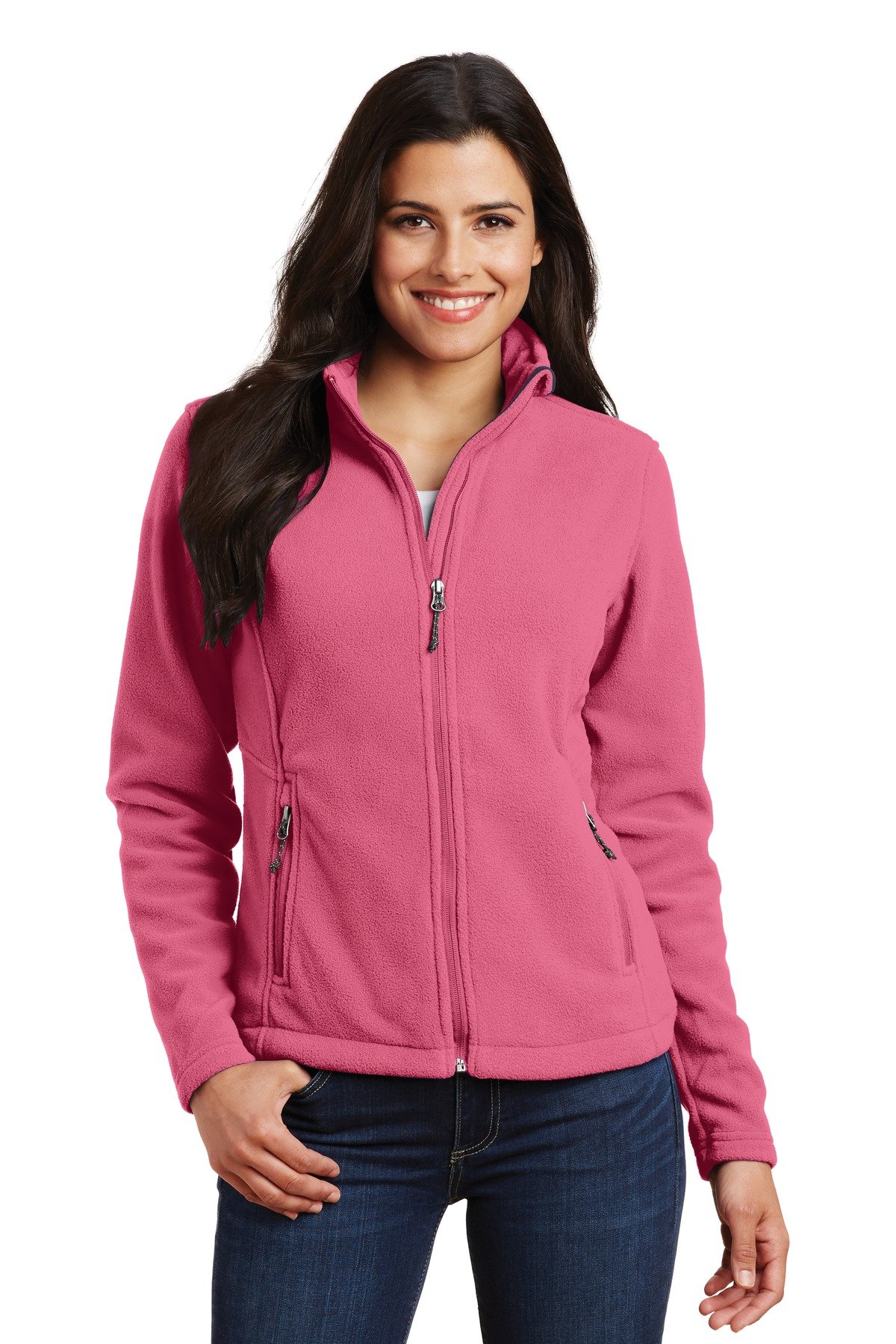 Port Authority Women's Value Fleece Jacket - Soft Warm Pullover for Casual Wear, Work & Outdoor Activities