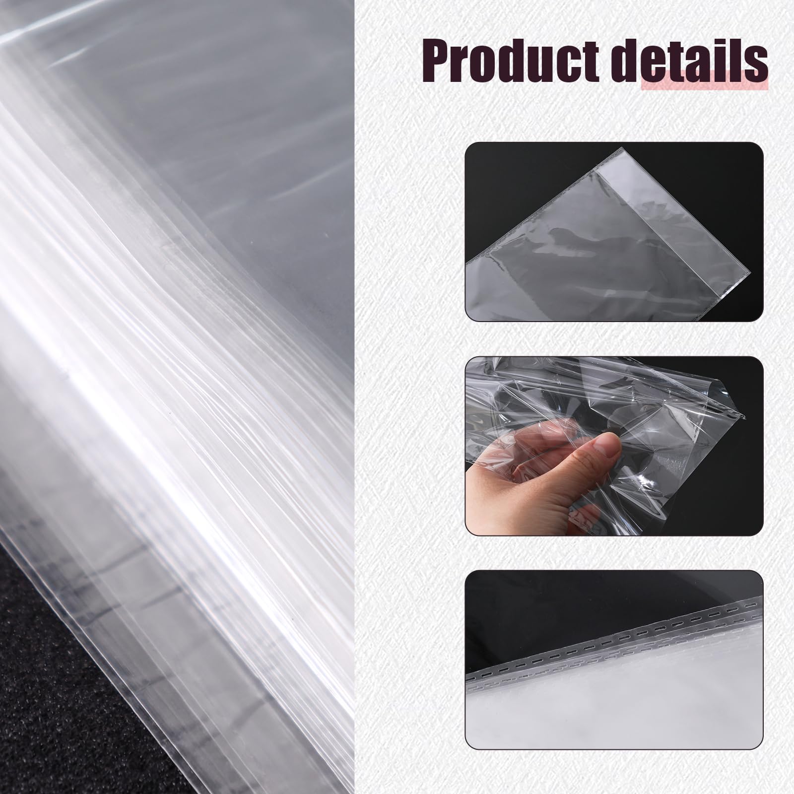 Shindel 100PCS 6x9 Inch Clear Cellophane Gift Bags with Ties - Perfect for Cookies, Candies, Bakery Treats & Christmas Gift Wrapping - Great for Parties, Weddings, Baby Showers & Holiday Gifting