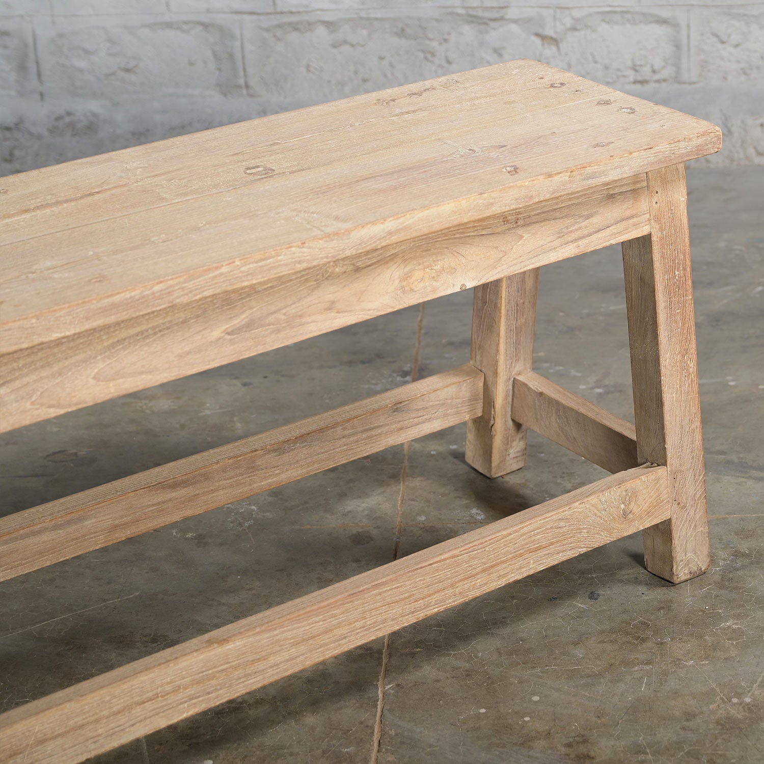 Tanya Teak Wood Bench - Solid Teak Outdoor Bench for Patio, Garden, and Backyard - Weather-Resistant & Durable Teak Furniture for Relaxing Outdoors