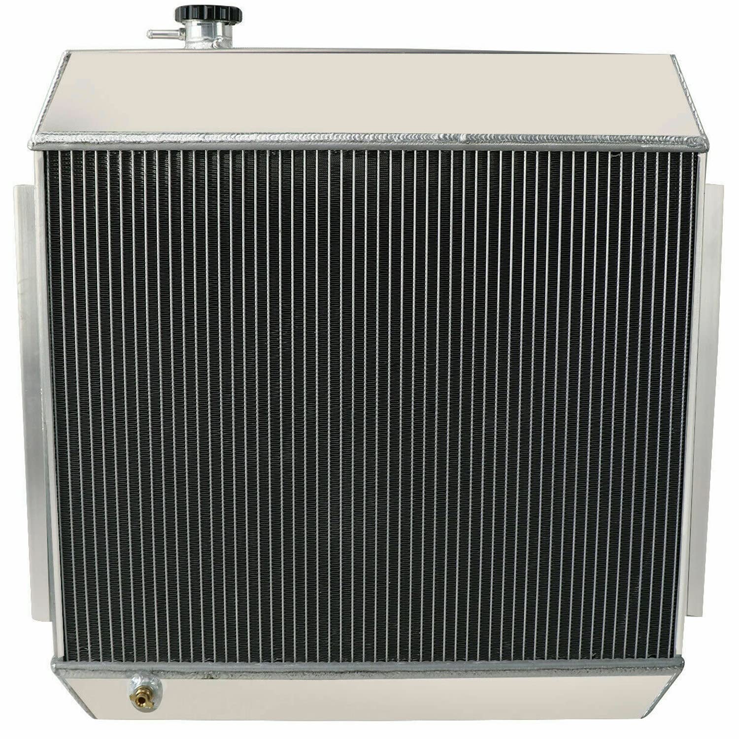 1955-1957 Chevy Bel Air Aluminum Radiator - 3 Row Cooling System with 16