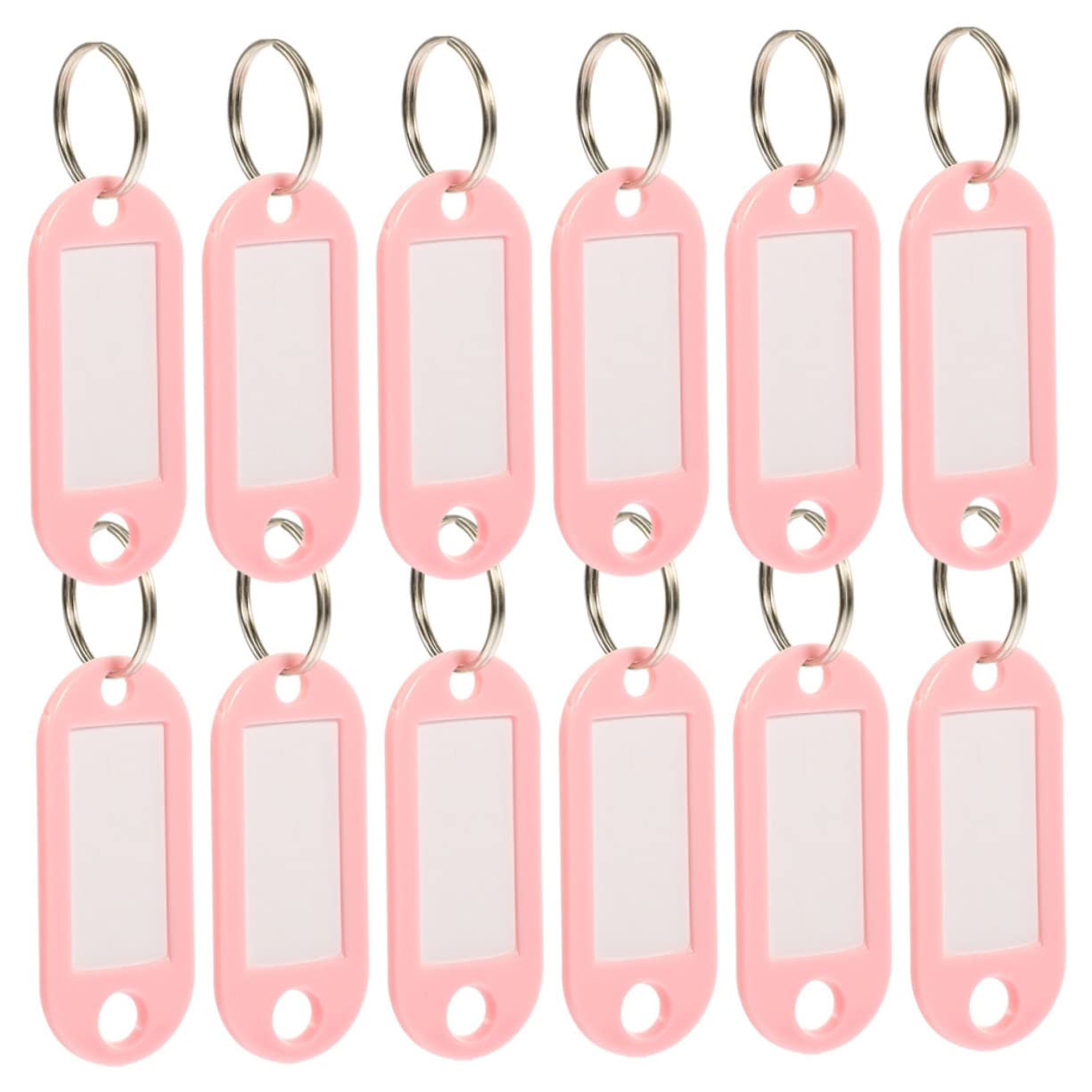 GAROZATION 30 Pack Durable Luggage Tags & Key Holders - Waterproof Iron Key Identifier Labels for Travel, Suitcases, Backpacks & Car Keys - Perfect for Airport, Hotel & Office Organization